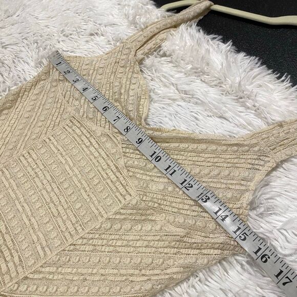 Free People Intimately Love Story Lace Gauze Slip Dress in Cream Small - Picture 4 of 8